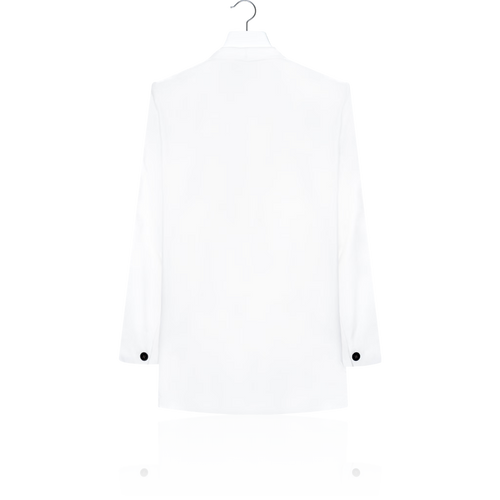 Silk velvet jacket with lapel