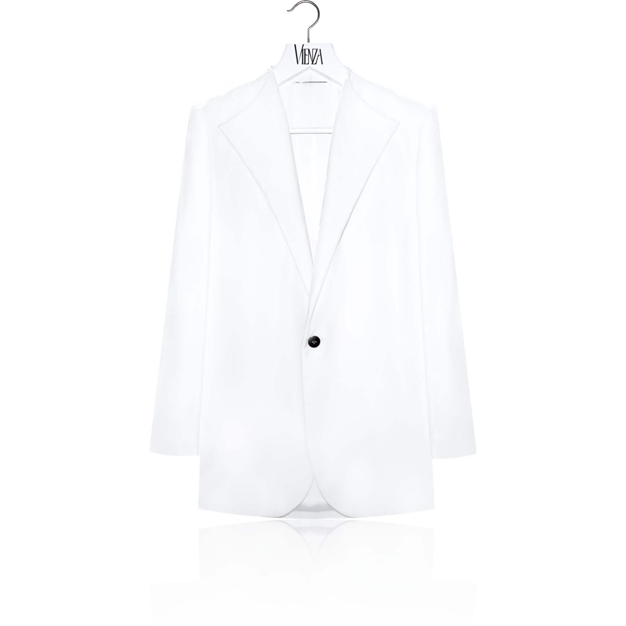 Silk velvet jacket with lapel