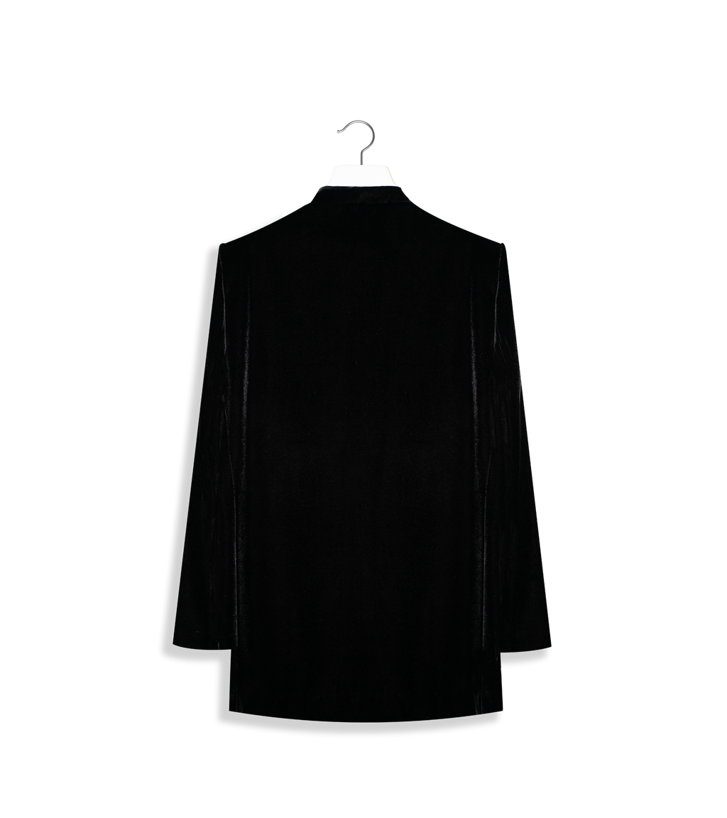 Silk velvet jacket