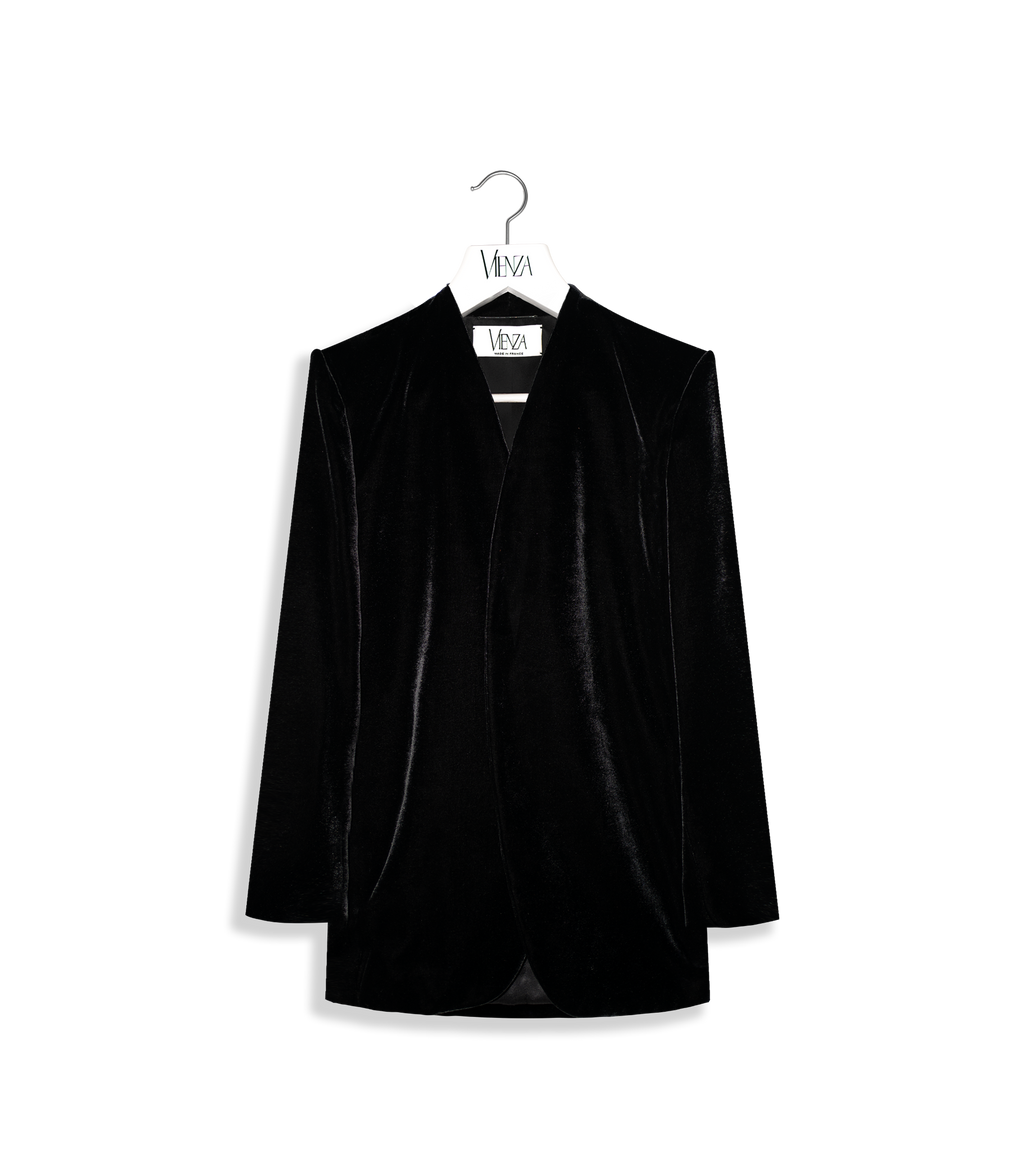 Silk velvet jacket