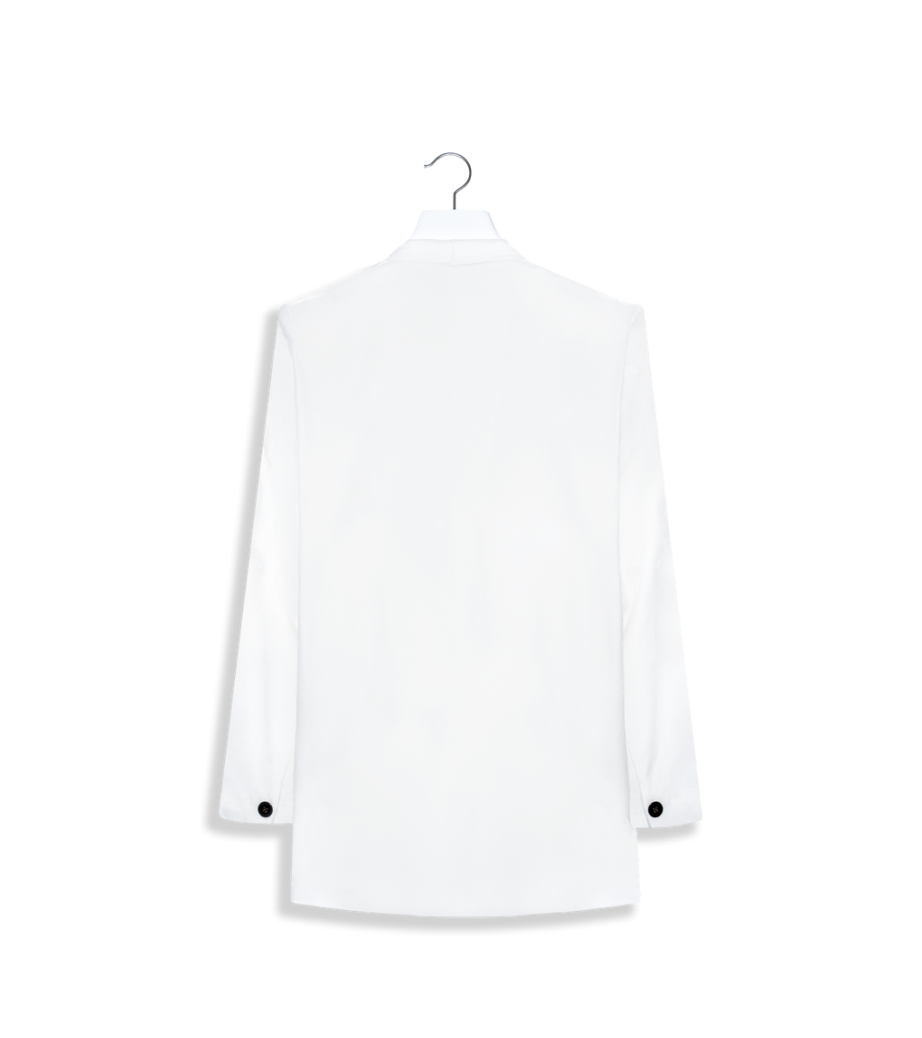 Silk velvet jacket with lapel