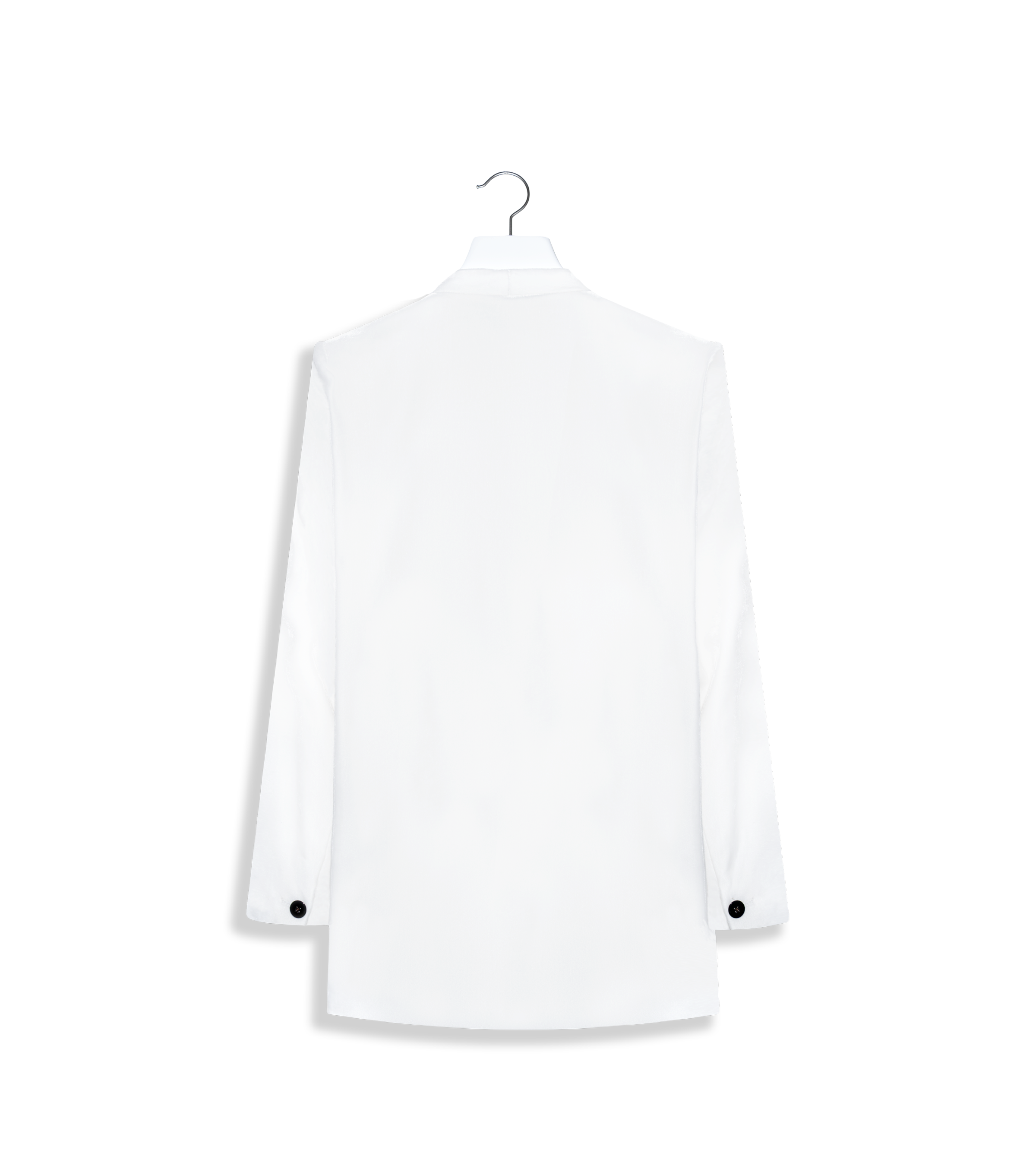 Silk velvet jacket with lapel