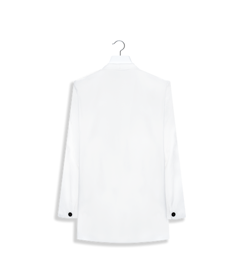 Silk velvet jacket with lapel