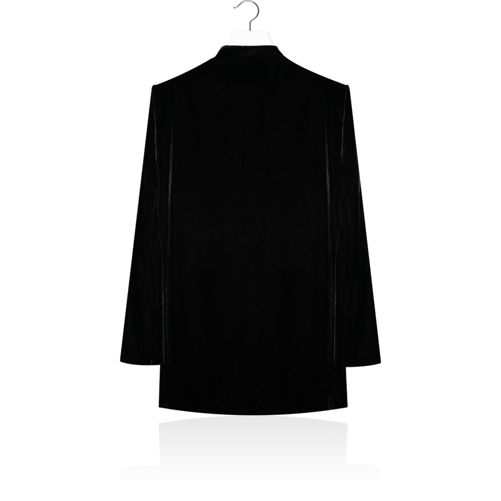 Silk velvet jacket