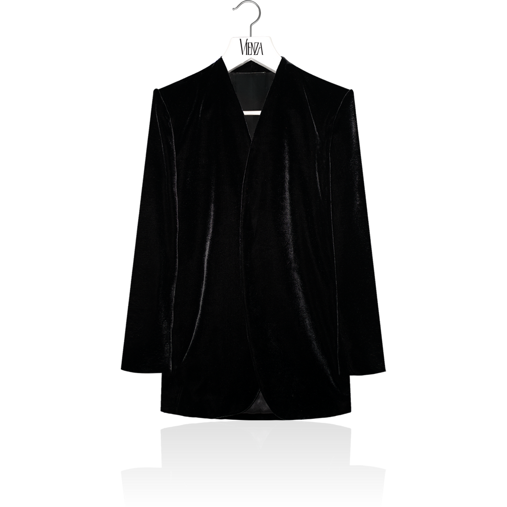 Silk velvet jacket
